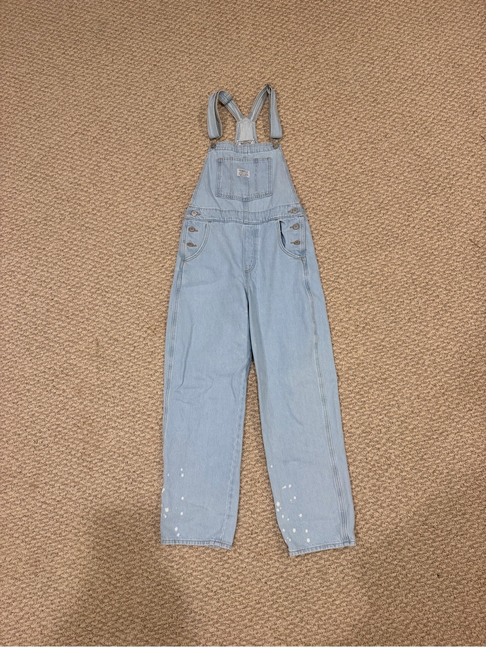 Levi's Light Wash Women's Denim Overalls